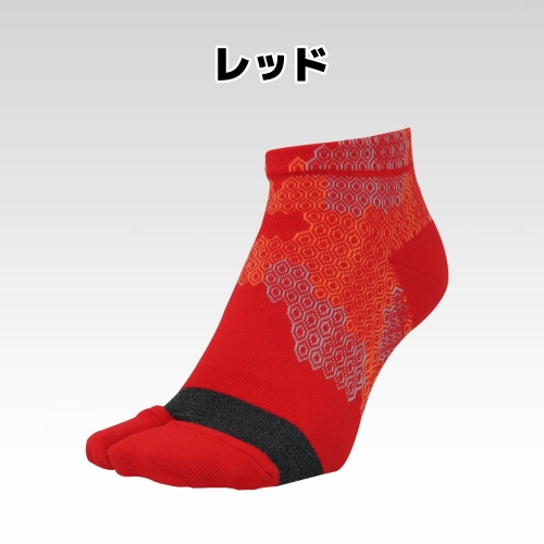 IDATEN 足袋ハニカムテーピングソックス ショート丈(22-24cm)