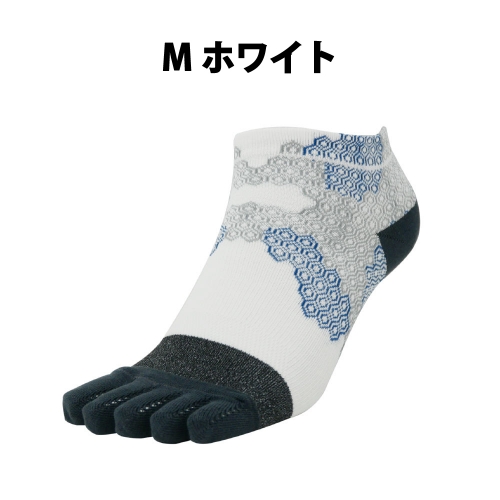 IDATEN 5本指ハニカムテーピングソックス ショート丈(24-26cm)