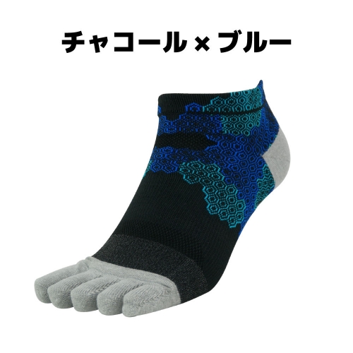 IDATEN 5本指ハニカムテーピングソックス ショート丈(24-26cm)