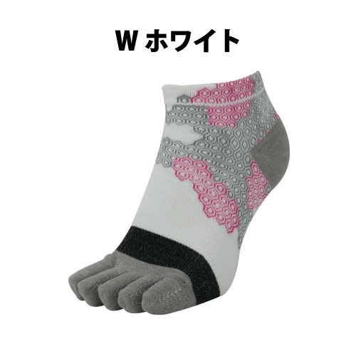 IDATEN 5本指ハニカムテーピングソックス ショート丈(22-24cm)