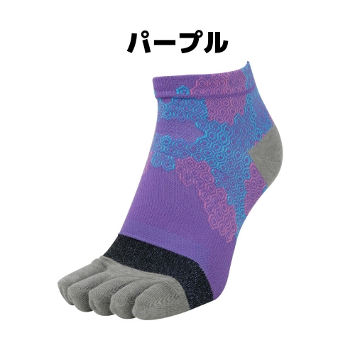 IDATEN 5本指ハニカムテーピングソックス ショート丈(22-24cm)